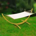 Produktbild: Dema - Holz Hängemattengestell Gestell für Hängematte Hängeliege HG320+ Holzgestell