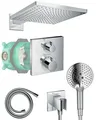 Produktbild: Hansgrohe Duscharmatur Unterputz Set Raindance Ecostat Duschsystem Regendusche