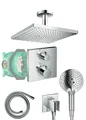Produktbild: Hansgrohe Unterputz Duscharmatur Set Ecostat Raindance E Regendusche Duschsystem