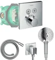 Produktbild: Hansgrohe Duscharmatur Unterputz Shower Select Raindance E 400 Set Duschsystem