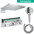 Produktbild: Hansgrohe Duscharmatur RainSelect Unterputz Thermostat Raindance E300 Kopfbrause