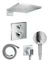 Produktbild: Hansgrohe Duscharmatur Unterputz Set Raindance Ecostat Regendusche ohne iBox
