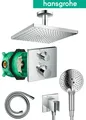 Produktbild: Hansgrohe Unterputz Duscharmatur Set Ecostat Raindance Kopfbrause Regendusche