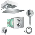 Produktbild: Hansgrohe Duscharmatur Unterputz Ecostat Raindance E 400 Duschsystem Regendusche