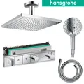 Produktbild: Hansgrohe Duscharmatur Unterputz RainSelect Thermostat Raindance E300 Kopfbrause