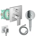 Produktbild: Hansgrohe Vernis Regendusche Dusche Unterputz Raindance E300 Kopfbrause Set Ibox