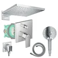 Produktbild: Hansgrohe Vernis Regendusche Dusche Unterputz Raindance E300 Kopfbrause Set Ibox