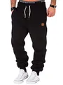Produktbild: REPUBLIX Herren Sporthose Jogger Jogginghose Sweatpants Trainingshose R-0053 Schwarz S
