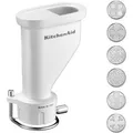 Produktbild: KitchenAid Küchenmaschinen-Zubehör 5KSMPEXTA, Nudelvorsatz für alle KitchenAid Modelle, 6-teilig