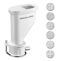 Produktbild: KitchenAid 5KSMPEXTA Röhrennudelvorsatz Pasta Press 6 Einsätze Neu