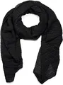 Produktbild: styleBREAKER Damen Schal fein gekreppt | Leichter Plissee-Schal für stilvolle Looks | Elegantes Halstuch mit fließenden Falten | Modisch Vielseitig & Angenehm weich | 96 x 192 cm, Farbe:Schwarz