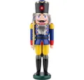 Produktbild: Seiffener Volkskunst Nussknacker König blau (50cm) Nussknacker von Seiffener Volkskunst