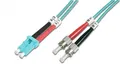 Produktbild: 1 bis 20x DIGITUS LWL Patchkabel, 2 x ST - LC-Duplex, OM3, 10,0 m BIS 53% RABATT