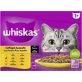 Produktbild: Whiskas Whiskas Multipack 1+ Geflügel Auswahl in Sauce 4x12X85g