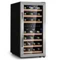 Produktbild: Klarstein Vinamour 33 Duo Weinkühlschrank 2 Zonen 89 L / 33 Flaschen 5-18°C Touch 10041311