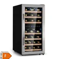 Produktbild: Klarstein Vinamour 33 Duo Weinkühlschrank 2 Zonen 89 L / 33 Flaschen 5-18°C Touch 33 Flaschen 2 Kühlzonen