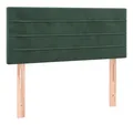 Produktbild: vidaXL Kopfteil, Bett Kopfteil Dunkelgrün 80x5x78/88 cm Samt