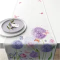 Produktbild: Tischläufer Tischdecke AMBIENTE 1-teilig Blumen-Design ca.40x150cm 100%Baumwolle