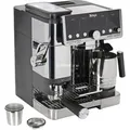 Produktbild: Luxe Cafe Pro ES701EU, Espressomaschine edelstahl/schwarz