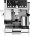 Produktbild: Ninja Siebträgermaschine ES701EU | 3-in-1 Kaffeemaschine mit Mahlwerk & Milchaufschäumer | Edelstahl Silber