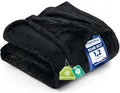 Produktbild: Utopia Bedding Kuscheldecke flauschig Fleecedecke [228x228 cm, Schwarz]