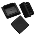 Produktbild: 50x Lamellenstopfen Vierkantrohrstopfen 40x40 mm (Außen) SCHWARZ (0.36€/1Stk)