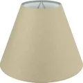 Produktbild: Wogati® Premium Lampenschirm E14/E27 Baumwolle | Verschiedene Größen & Farben | Beige/Größe: M | Für Stehlampe, Hängelampe und Tischlampe