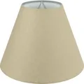 Produktbild: Premium Lampenschirm Stehlampe Hängelampe Beige Baumwolle E14/E27 M=UØ 25cm