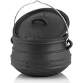 Produktbild: Potjie ca. 6 Liter, Südafrikanischer Kochtopf aus Gusseisen ohne Füße für offenes Feuer - Bbq-toro