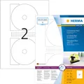 Produktbild: HERMA CD-Etik. Maxi A4 weiß 116 mm Papier opak 200 St. (4460)