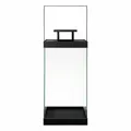 Produktbild: Blomus Laterne FINCA Indoor-Laterne Windlicht groß Glas Stahl Schwarz 46 cm