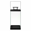 Produktbild: Blomus Laterne FINCA Indoor-Laterne Windlicht groß Glas Stahl Schwarz 46 cm