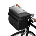Produktbild: CoverKingz Fahrradtasche für alle Fahrräder Umhängetasche Kühltasche - Biking Bag Lenker Tasche Fahrradkorb Aufbewahrungstasche wasserdicht Schwarz