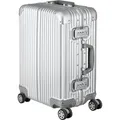 Produktbild: Tectake Aluminium Boardtrolley Airway Eloxierte Aluminiumlegierung 2 Tsa Sicherheitszahlenschlösser  38 x 24 5 x 53 cm Silber