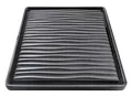 Produktbild: Wellentropf | Aus wertigem Kunststoff schwarz / grau | 432 x 382 mm
