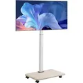 Produktbild: VEVOR TV-Ständer mit Rollen TV Halterung TV-Wagen für 812,8–1778 mm Fernseher 25° Schwenkbar und Höhenverstellbar