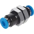 Produktbild: Festo Push-in Bulkhead Connector, 3mm (Rohrverschraubung) (QSMS-3)