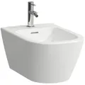 Produktbild: Laufen Meda Wandbidet H8301104003021 36x54cm, verdeckte Befestigung, mit Überlauf, mit Hahnloch, weiß mit LCC