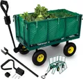 Produktbild: AREBOS Bollerwagen Gartenwagen faltbar | 550 kg | Profilreifen & Plane