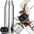 Produktbild: Edelstahl Thermosflasche 500ml Isolierflasche Trinkflasche Thermoskanne Retoo