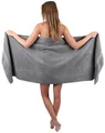 Produktbild: Betz Saunatuch XXL Badetuch Liegetuch Strandlaken Saunahandtuch Premium Frottee 100% Baumwolle Größe 70 x 200 cm Farbe anthrazit