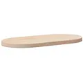 Produktbild: vidaXL Tischplatte 90x45x2,5 cm Massivholz Kiefer Oval