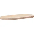 Produktbild: vidaXL Tischplatte 90x45x2,5 cm Massivholz Kiefer Oval 824355