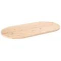 Produktbild: vidaXL Tischplatte 90x45x2,5 cm Massivholz Kiefer Oval