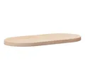 Produktbild: vidaXL Tischplatte Tischplatte 90x45x2,5 cm Massivholz Kiefer Oval (1 St)