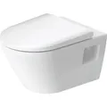 Produktbild: Duravit D-Neo Wand-WC, Tiefspüler, spülrandlos, Abgang waagerecht, 370x540x400mm, 2578092000, Farbe: Weiß mit HygieneGlaze