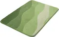 Produktbild: Kleine Wolke Badematte Malena, Höhe 20 mm, rutschhemmend beschichtet, fußbodenheizungsgeeignet, Polyacryl, rechteckig, Badteppich, modernes Wellen Design, Farbverlauf, waschbar