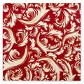 Produktbild: Sovie HORECA Serviette Cascade in bordeaux aus Linclass® Airlaid 40 x 40 cm, 50 Stück - Schnörkel Ornamente