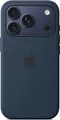 Produktbild: Apple Silikon Case mit MagSafe (dunkelblau, iPhone 17 Pro)
