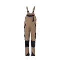 Produktbild: Planam  Norit Damen Latzhose sand/schwarz Gr. 38, 6533038